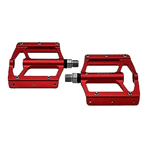 PEDAL 9/16 PLATAF ALUM VERMELHO CR-MO DU+ROL 11031