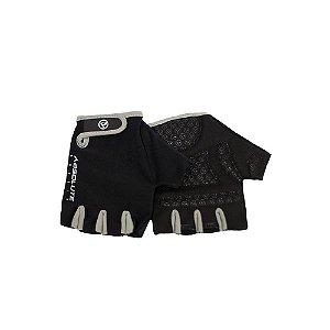 LUVA 1/2 DEDO OUTIFIT PTO/CINZA TAM-M