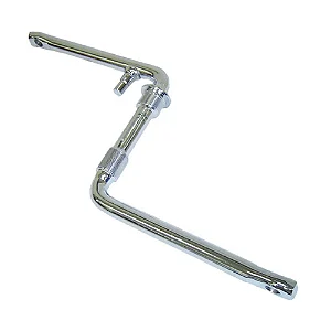 PE DE VELA ACO 165-MM CROMADO-10289/11226