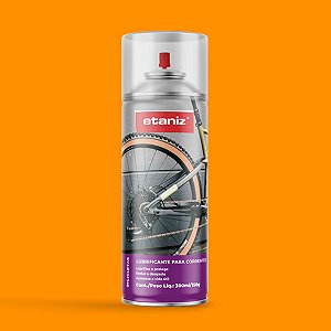 LUBRIFICANTE P/CORRENTE BIKE SPRAY ETANIZ  300ML