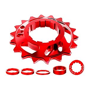 KIT SINGLE SPEED 18D VERMELHO 11721