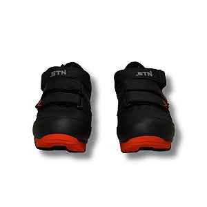 SAPATILHA MTB 3 VELCROS STN RACING 43-BR PTO/VERM