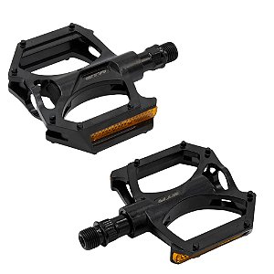 PEDAL PLATAFORMA INGLES ALUM. PRETO C/BUCHA DU 9185