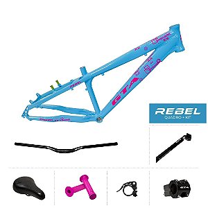 QUADRO 26 ALUM FREERIDE REBEL AZUL/PINK GUI/MES/CAN/MAN/SEL/ABRC