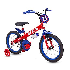 BICICLETA ARO 16 MASC VM/AZUL SPIDER NA CAIXA 12101