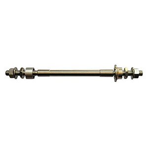 EIXO TRAS 3/8 220MM C/BAT 120MM PORCA C/FLANGE ESP. CUBO CASSETE