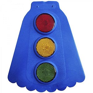APARABARRO 3 REFLETORES AZUL -PCT -10 PÇS