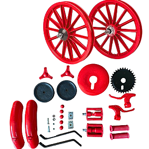 KIT MONT ARO-16 MASC VERMELHO RODA+ENGR COMPLETO