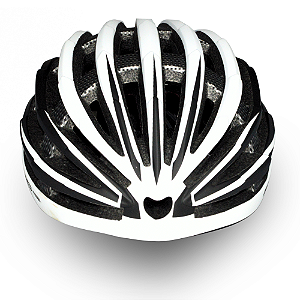 CAPACETE MTB/SPEED BCO/PTO FSC TAM-M S/VISEIRA