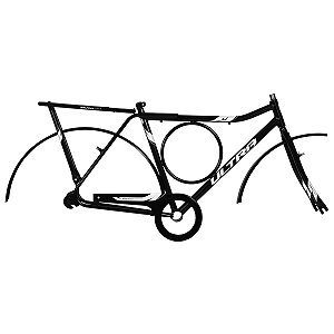 KIT QUADRO ARO 26 TMK STRONGER PRETO CX-2 PCS