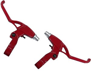 MACANETA MTB TODA ALUM. VERMELHA V.BRAKE