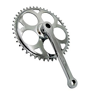 PE DE VELA C/1-ENGREN. AÇO P/CHAVETA 46-D. CROMADO