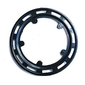 PROTETOR DE COROA 05 FUROS PRETA