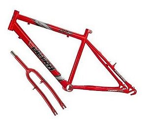 QUADRO + GARFO ARO-24 MASCULINO VERMELHO CX-2-PCS