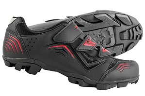 SAPATILHA MTB NEM FIT PTO/VERM 41-BRASIL 43-EURO