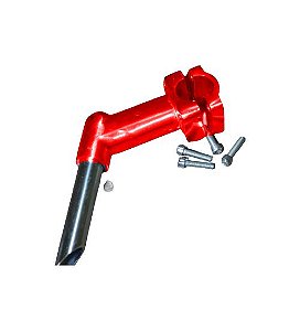 SUPORTE MTB 25º FRONTAL VERMELHO