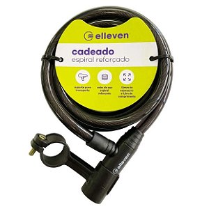 CADEADO 12MM X 1.5M ESPIRAL C/SUPORTE