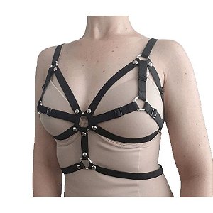 Harness bra sutia tiras busto Lingerie sexy