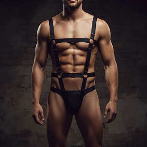 Arreio Body Harness Arreio peitoral sexy maiô tiras figurino