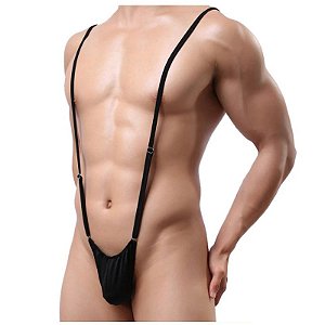 Cueca jockstrap com suspensorio regulavel fio dental suporte atletico forrado