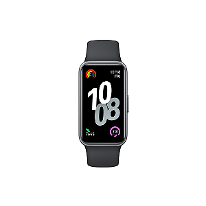 Smartband HUAWEI Band 10, 14 dias de duração da bateria, TruSleepTM, compatível com iOS e Android Preto
