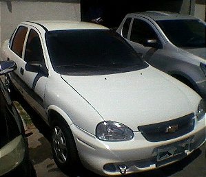 CORSA SEDAN BRANCO 2009/2010 SEMI NOVO COMPLETO