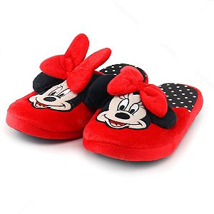 Pantufa Chinelo 3D Minnie Mouse