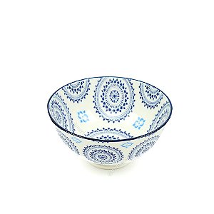 Bowl de Cerâmica Pequeno Mandala Azul
