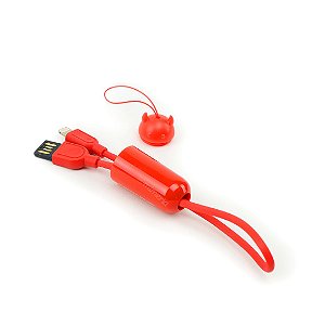 Cabo USB Monster Vermelho