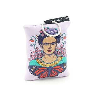 Eco Bag Dobrável Frida Kahlo Flor de Maracujá