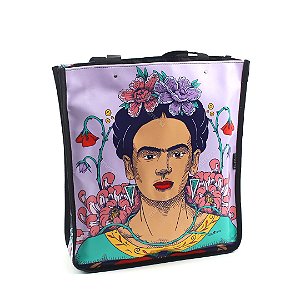 Bolsa Sacola Bag Frida Kahlo Flor de Maracujá