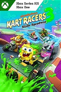 Nickelodeon Kart Racers 3: Slime Speedway - Bob Esponja Kart - Mídia Digital - Xbox One - Xbox Series X|S
