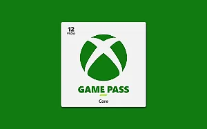 Cartão Xbox Game Pass CORE - 12 meses - APENAS BOLETO OU PIX