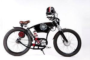 Bicicleta elétrica + capacete retrô - HEROYZ