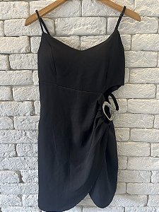 Vestido Preto com strass