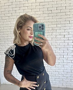Blusa Mari com pedras