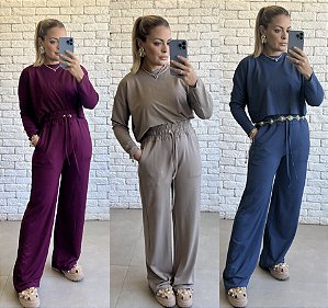 Conjunto Laís manga longa