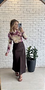 Saia de cetim