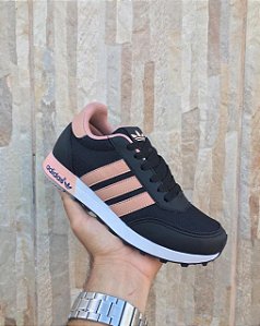 adidas preto e rose