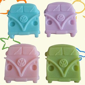 Lembrancinha sabonete carro Kombi - 25 unidades