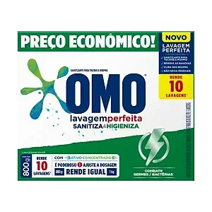 Sanitizante OMO lavagem prefeita