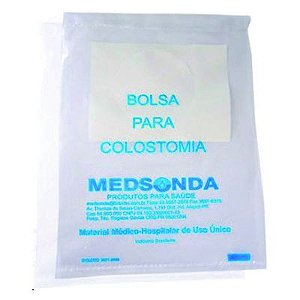 Bolsa para Colostomia Descartável | 30mm | com 10unid. | Medsonda