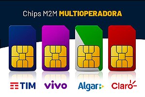 Chip M2M Telemétrico (Multi Conexão)