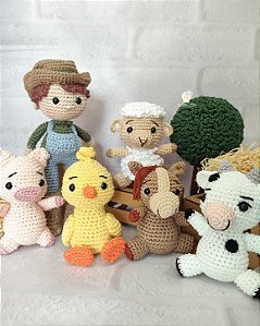 Kit Fazenda Amigurumi