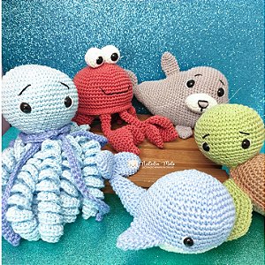 Kit Fundo do Mar Amigurumi