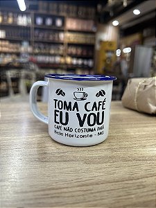 Caneca Esmaltada Toma Café