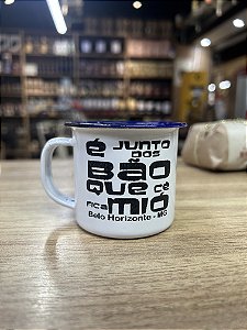 Caneca Esmaltada Junto dos Bão