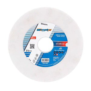 Rebolo Pedra De Esmeril Branco Para Afiação Aço 7 X 1/2