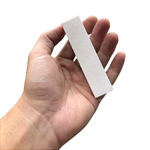 Lima Abrasiva Branca Quadrada Para Acabamento 100x13x24 mm