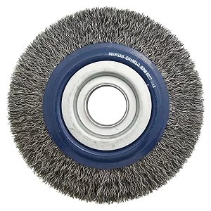 Escova De Aço Circular Rotativa Fio 12 Pol X 2" - 304 x 50mm